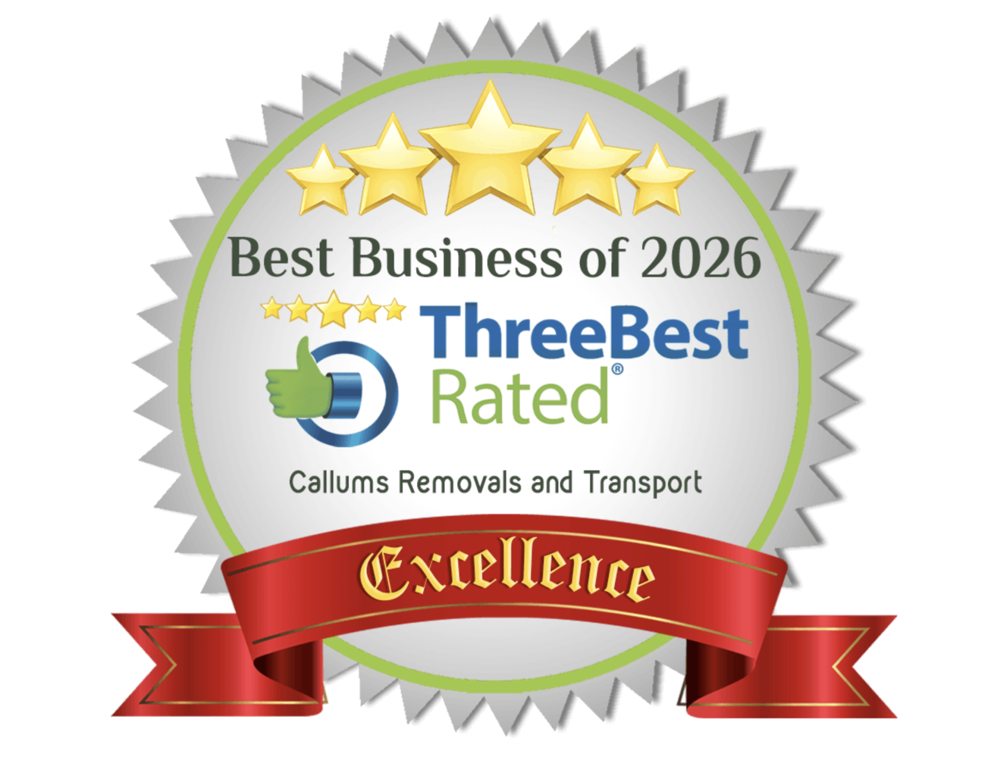 Callum’s Removals and Transport awarded Best Business of 2026 by ThreeBestRated